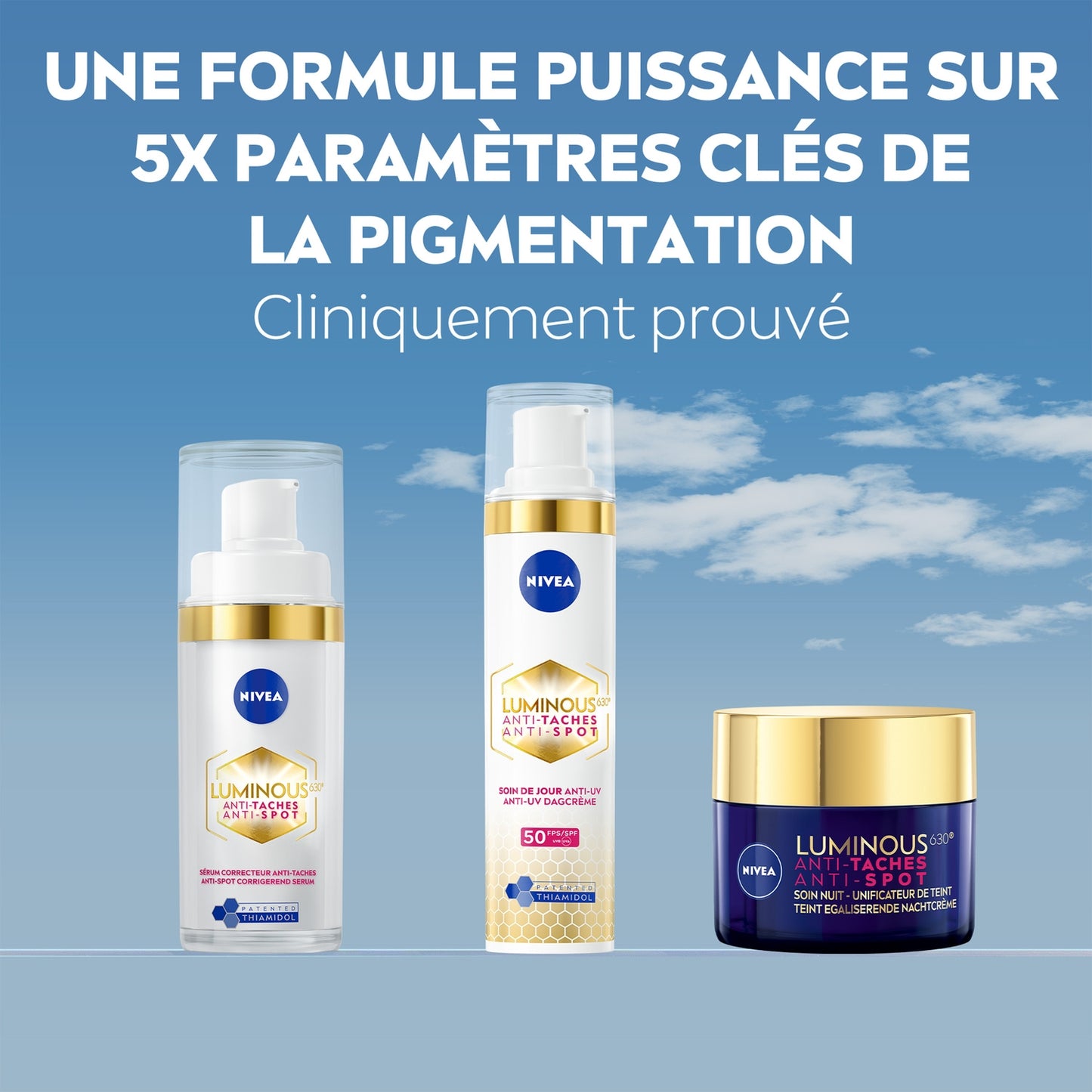 NIVEA Luminous 63 Anti-Flecken- und Pickel-Tagescreme