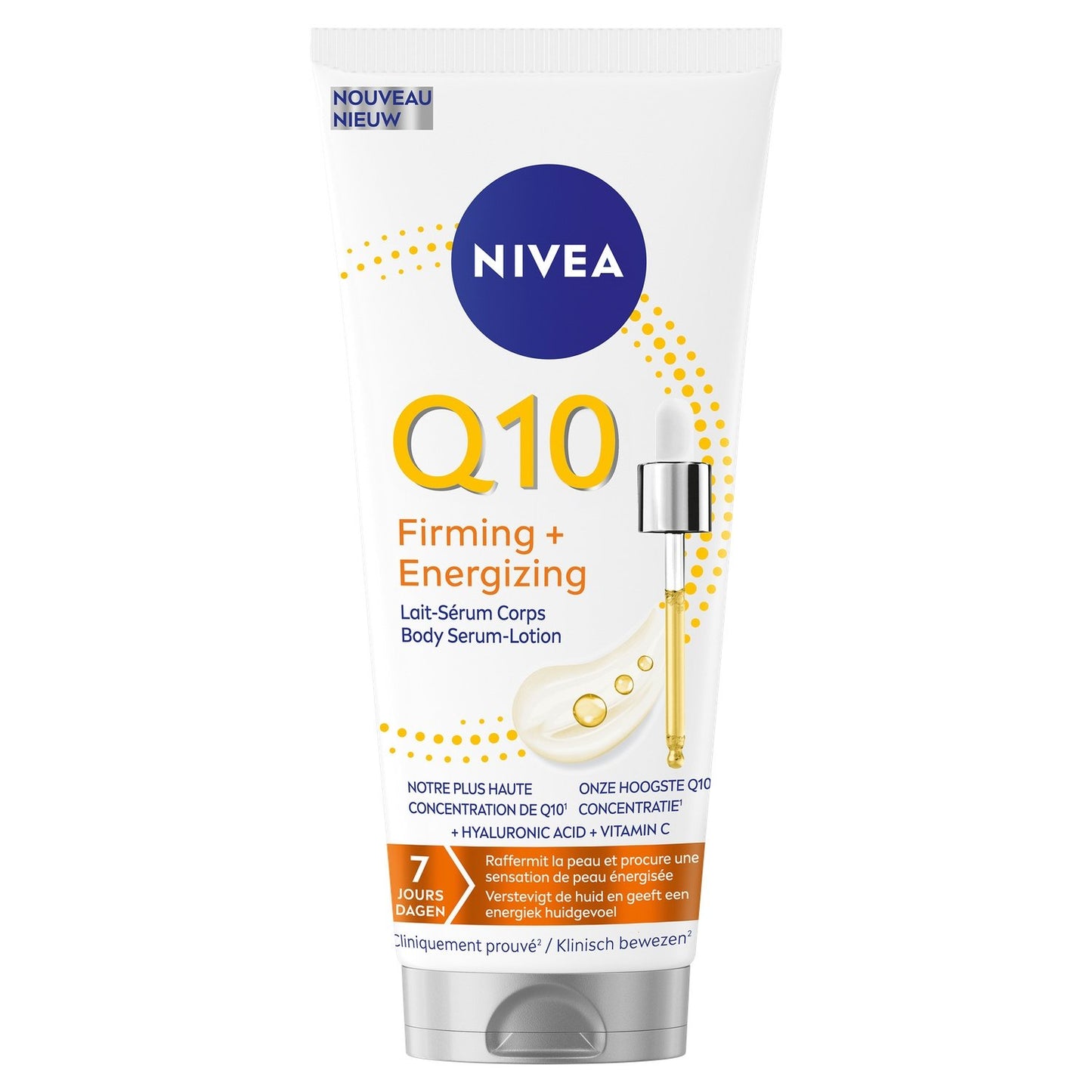 Sérum Lait Corps Revitalisant Fermeté Q10 NIVEA le tube de 200ml