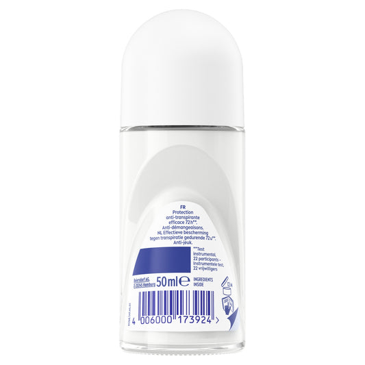 Déodorant Bille Anti-Transpirant 72h Derma Control Defend Pure Hyaluron Pro-Vitamine B5 Sans Alcool Sans Sels D'Aluminium Peaux Sensibles NIVEA