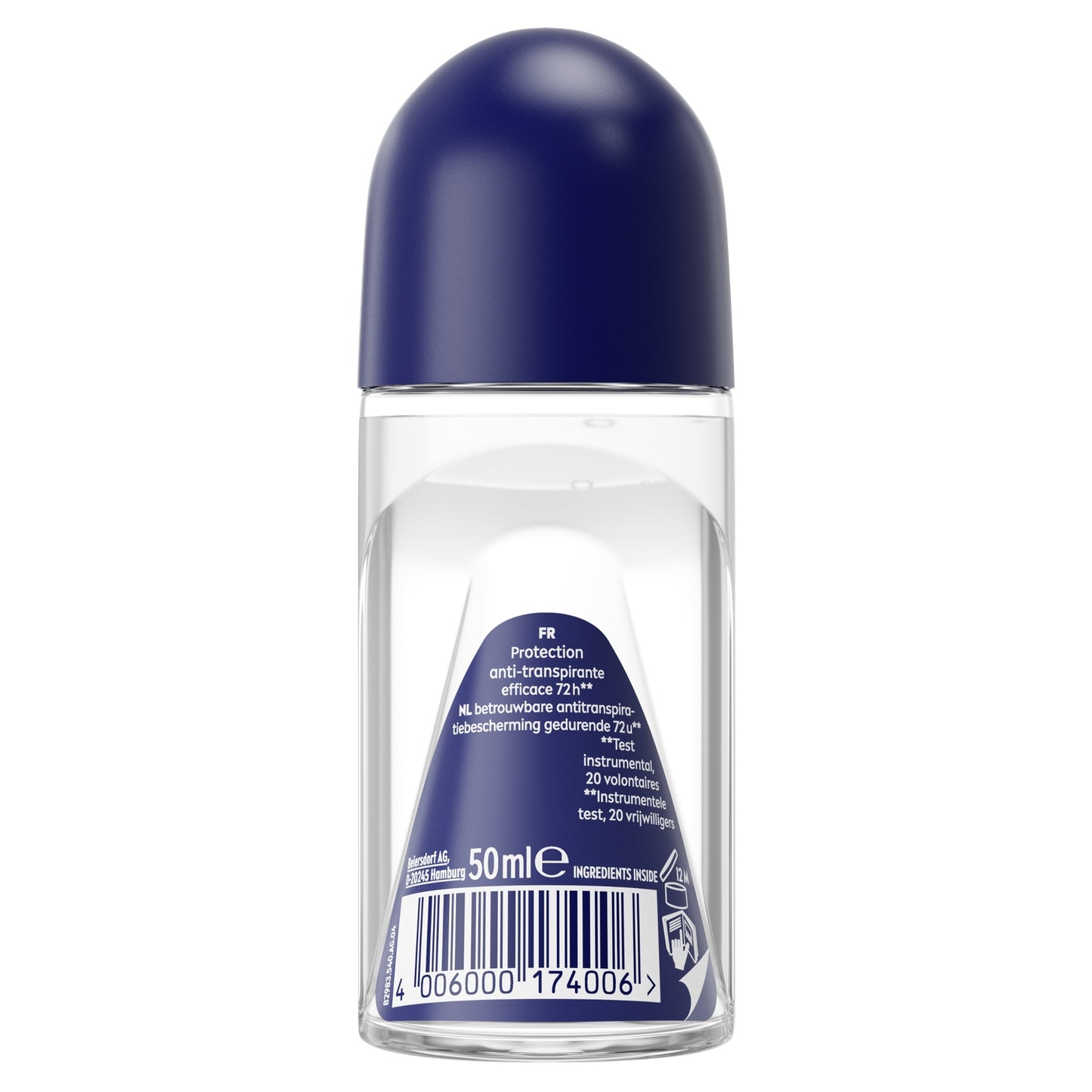 Déodorant Bille Homme Anti-transpirant 72H Derma Control Sensitive NIVEA MEN