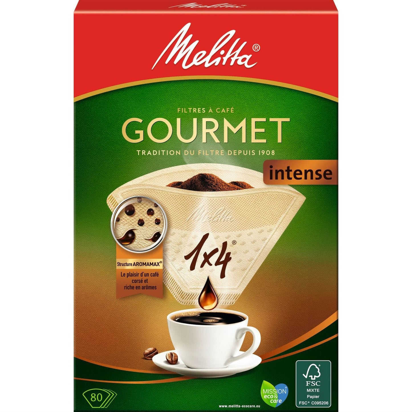 MELITTA Intense Coffee Filters 1x4