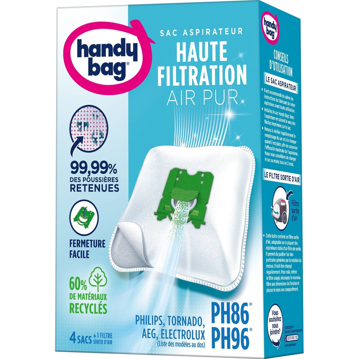 HANDY BAG PH86 HANDY BAG Vacuum Cleaner Bags