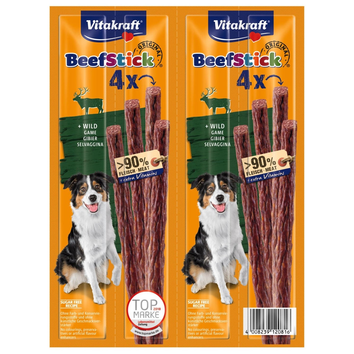 Bâtonnet pour Chien Adulte Boeuf Beefstick VITAKRAFT