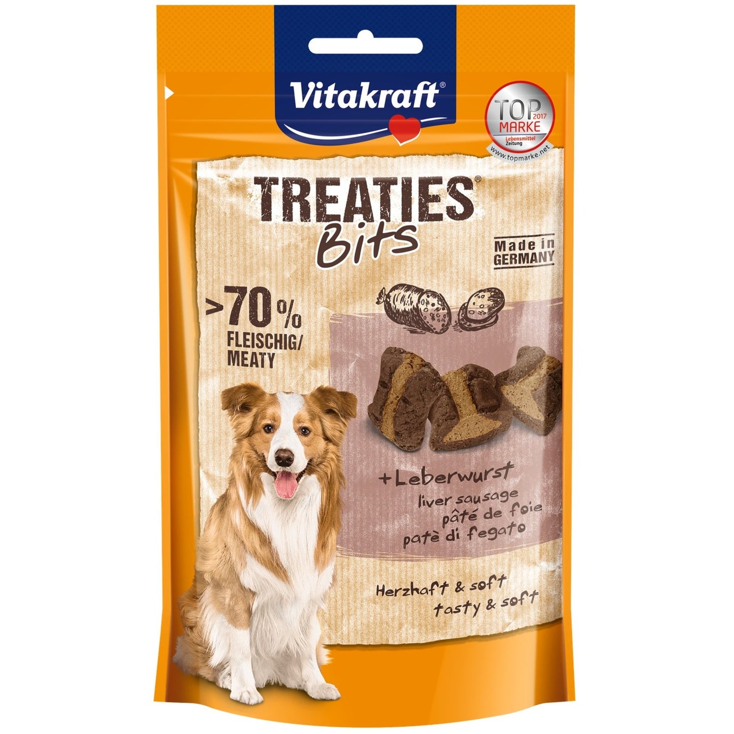 Friandises pour Chien Adulte Pâté de Foie Treaties Bits VITAKRAFT