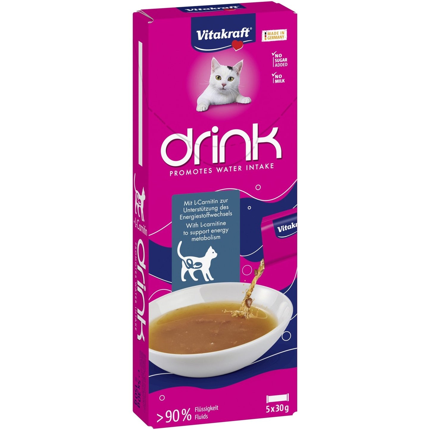 Friandises pour Chat Adulte Poulet Saumon VITAKRAFT la boite de 5 sachet de 30g