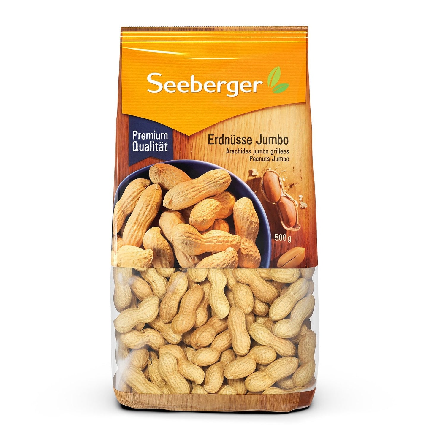 Arachides Jumbo Géantes Grillées SEEBERGER le paquet de 500g