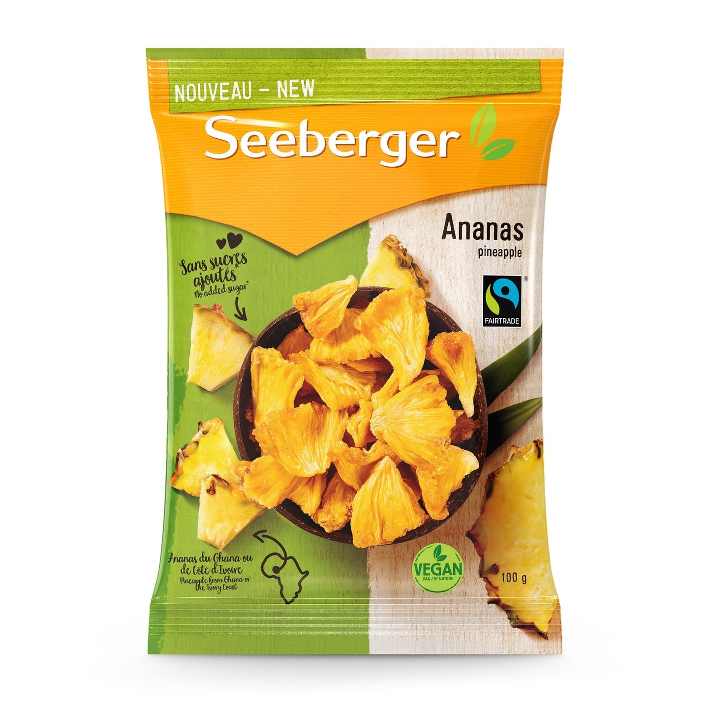 Ananas Séchés sans Sucres Ajoutés SEEBERGER