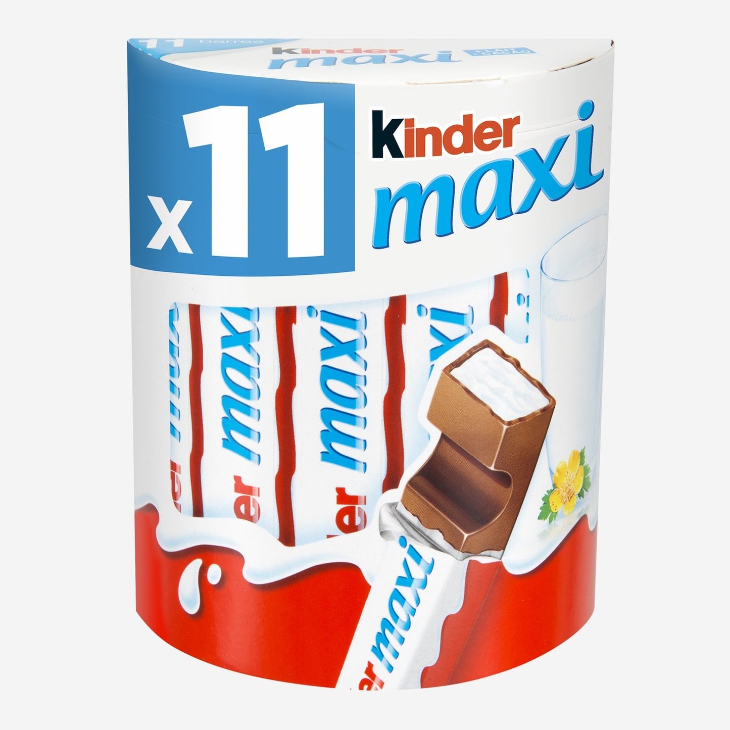 Barres Chocolatées Lait KINDER 11 barres - 231g
