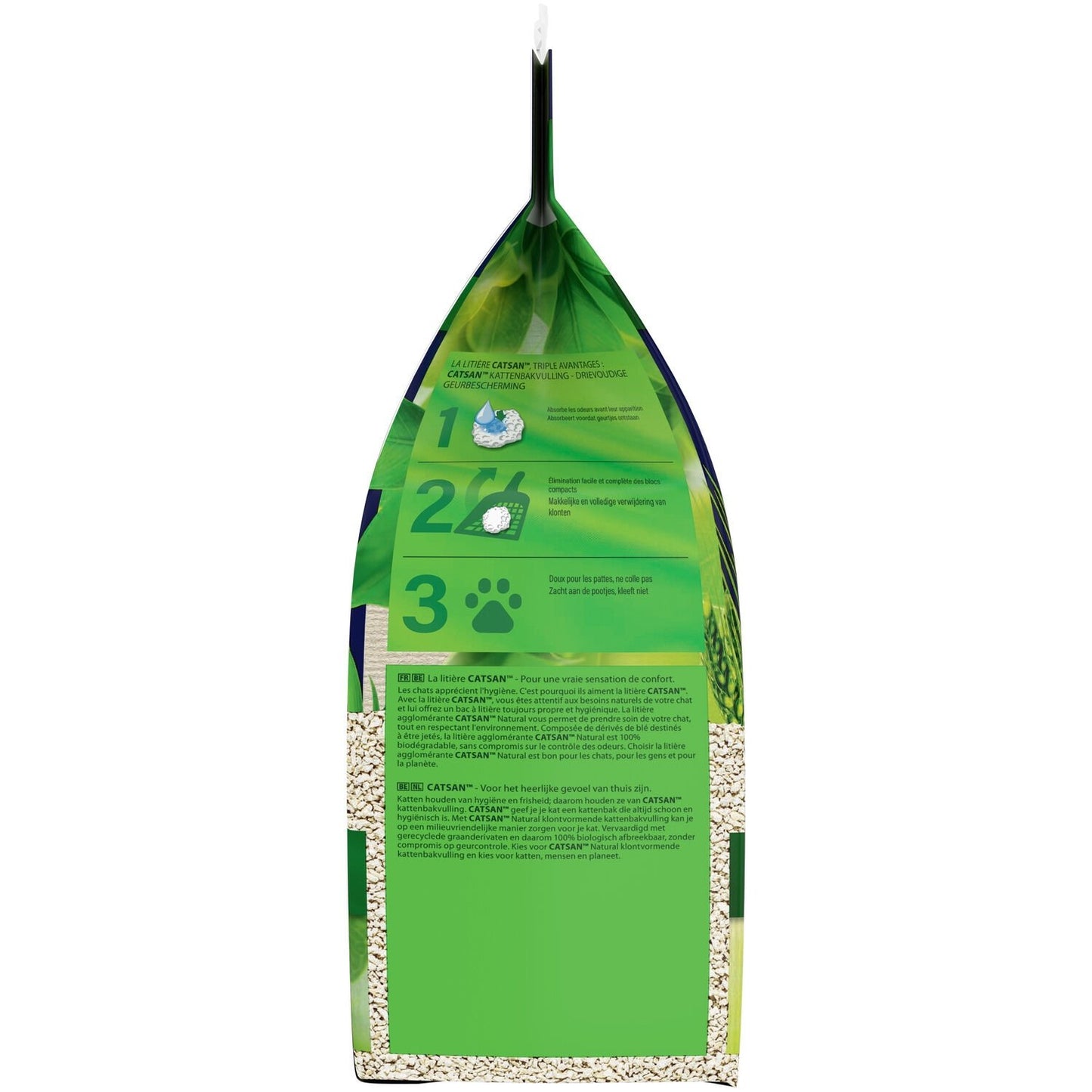 Litière Végétale Agglomérante Extra Absorbante Natural CATSAN