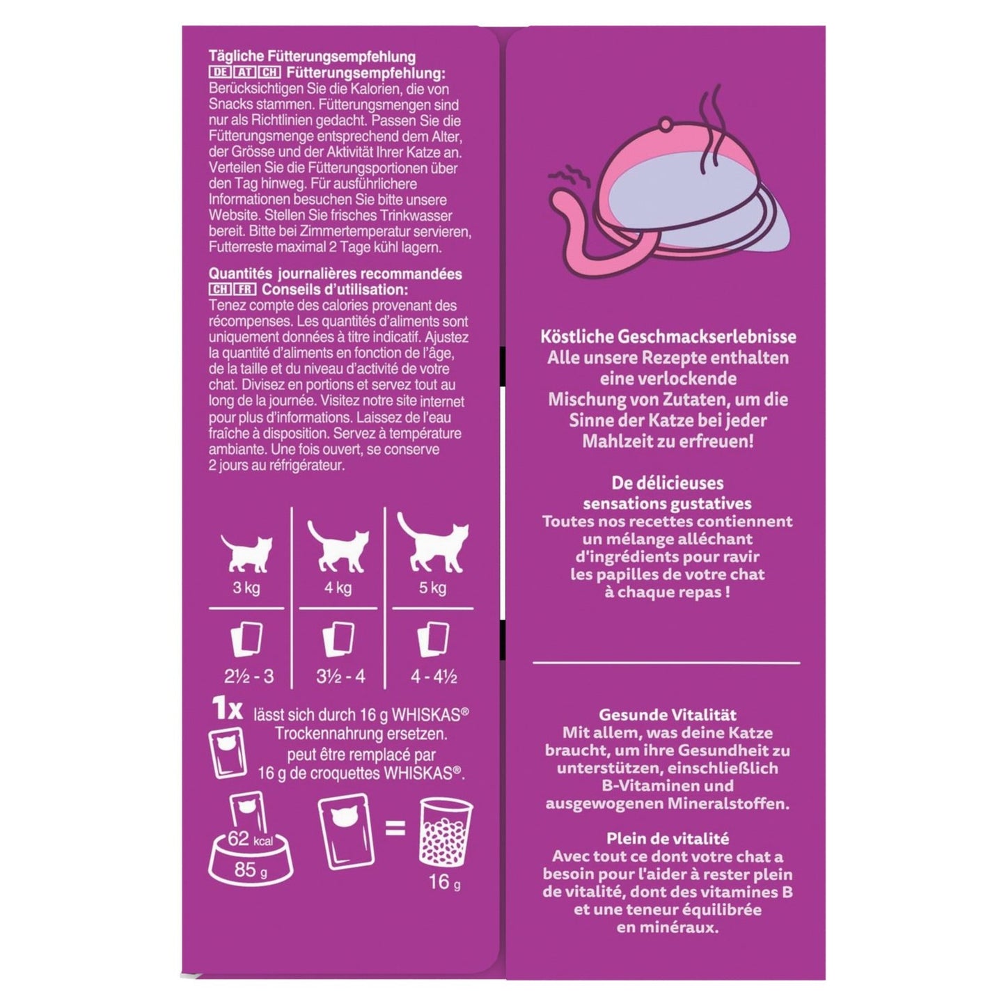 WHISKAS Ocean Selection Adult Cat Food in Jelly