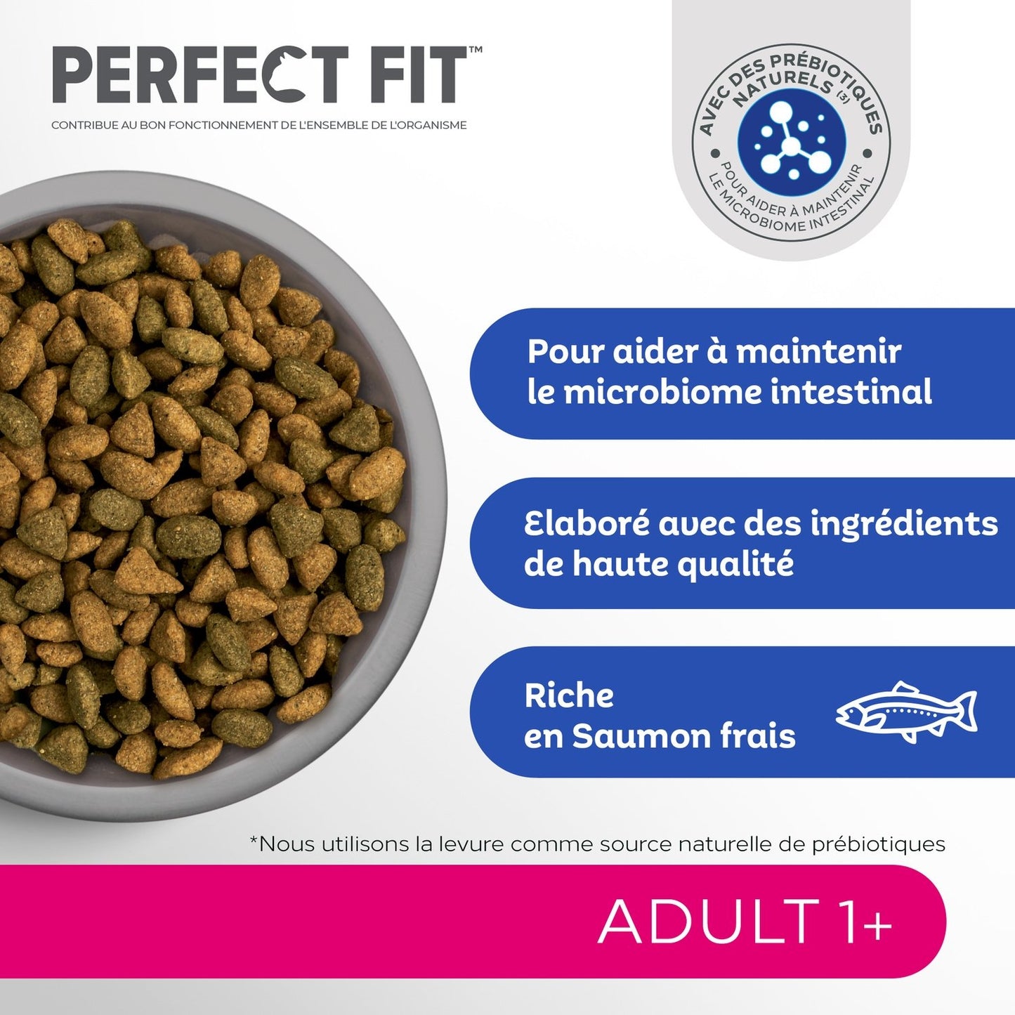 Croquettes pour Chat Adulte Stérilisé Saumon PERFECT FIT
