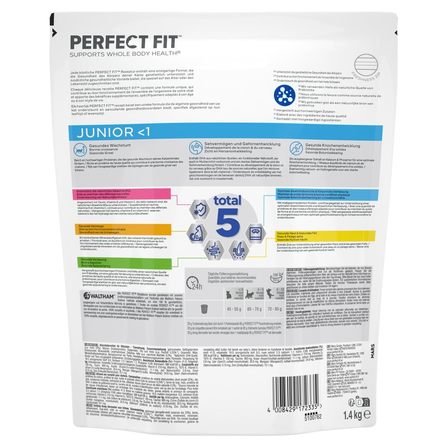 Perfect Fit Sterilized Kittenfutter reich an Huhn