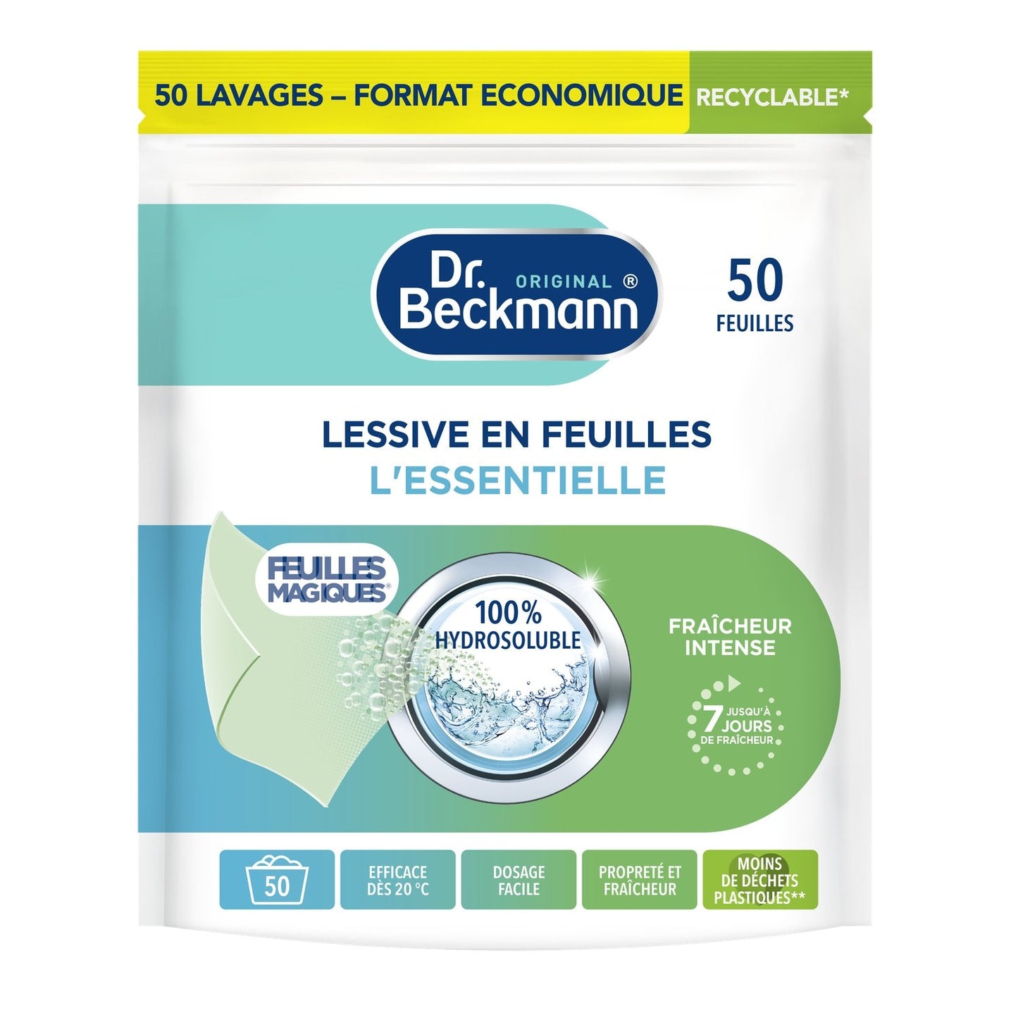 DR BECKMANN Essential wasserlösliche Waschmittelblätter
