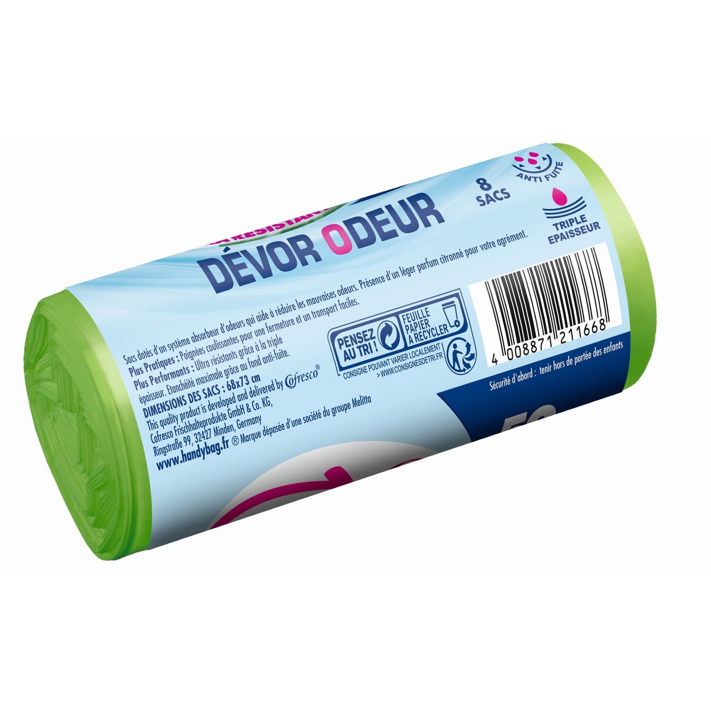 Sac Poubelle Ultra Résistant 50L HANDY BAG