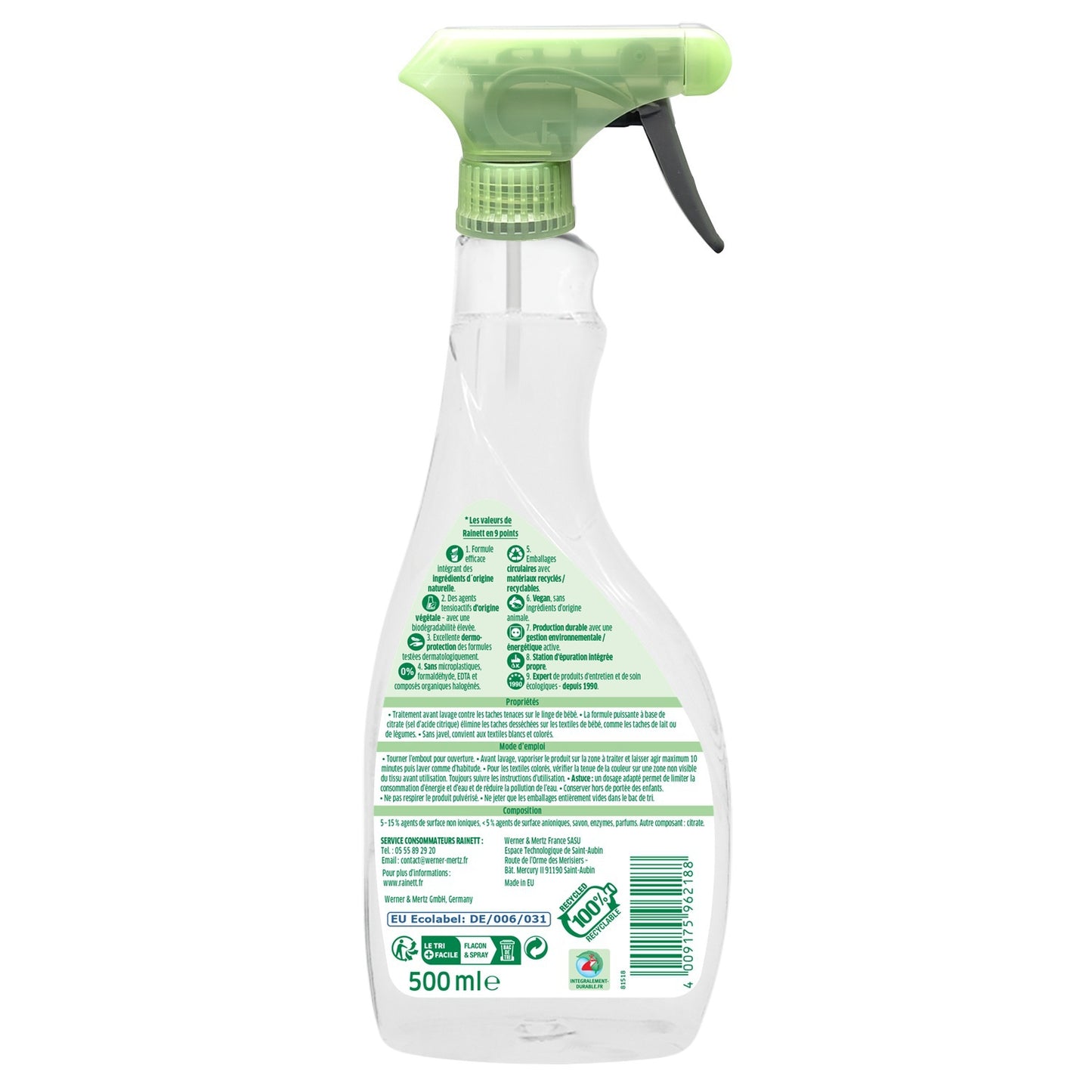 RAINETT Baby-Fleckenentferner entfernt hartnäckige Flecken