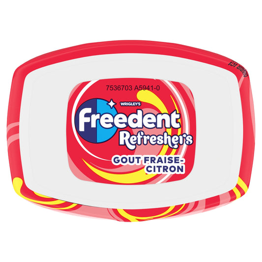 Chewing-Gum Refresher Sans Sucres Fraise Citron FREEDENT