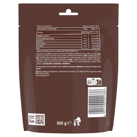 Bonbons Chocolats Lait M&MS