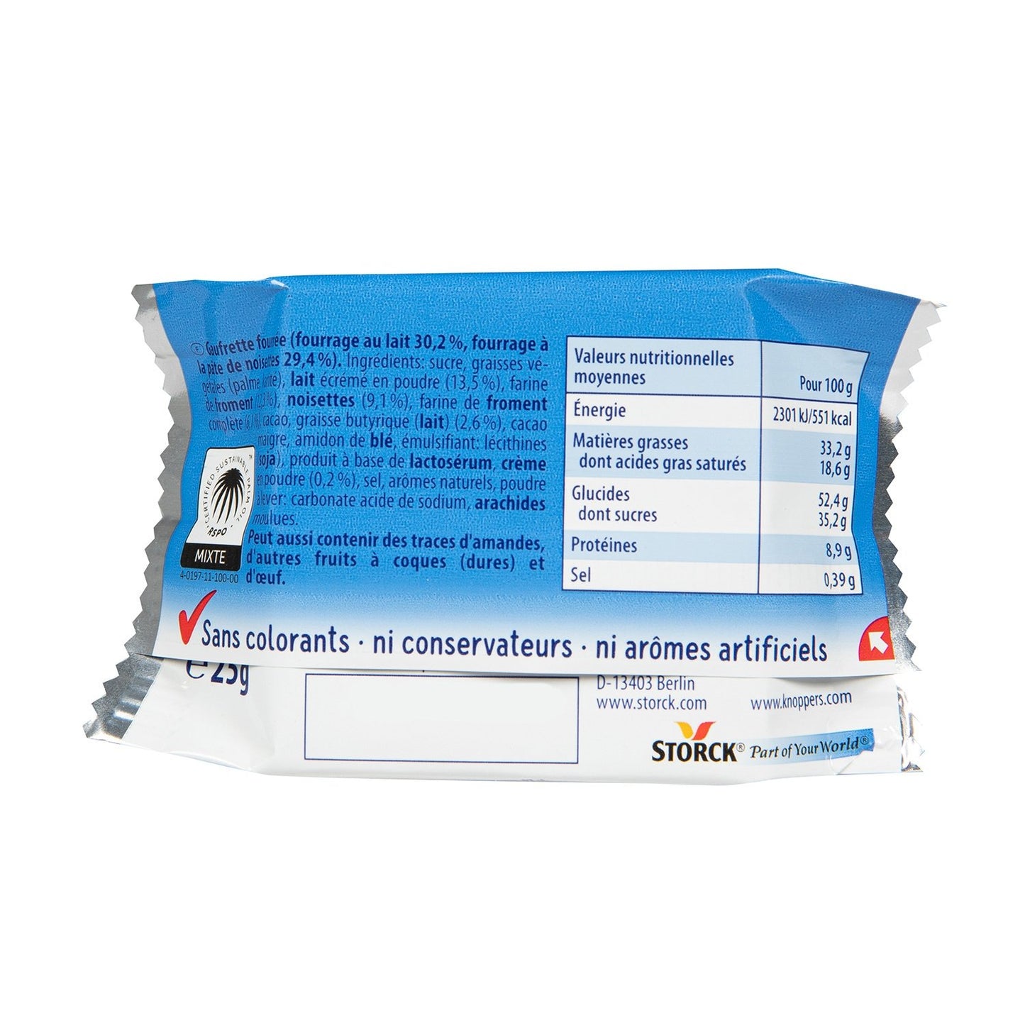 Biscuits Lait & Noisettes KNOPPERS