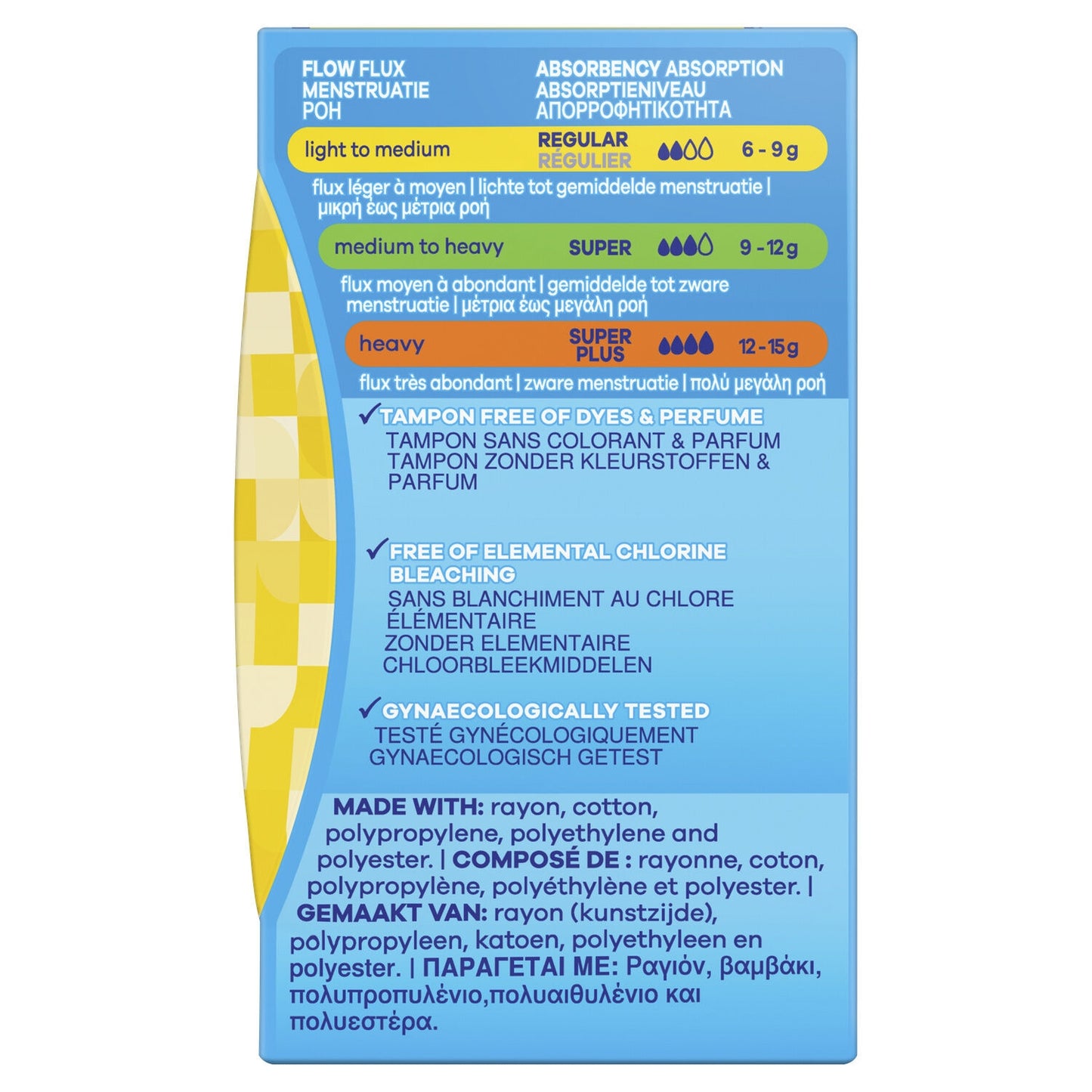 Tampons with Regular Applicator Pearl Compak TAMPAX
