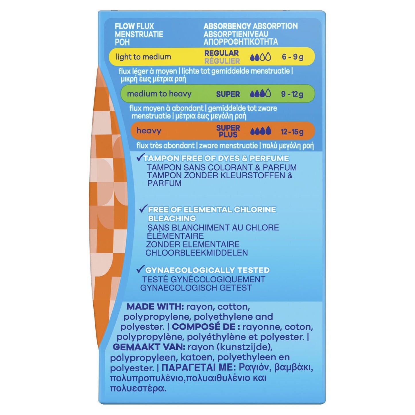 Tampons mit Super Plus S+ Pearl Compak Applikator TAMPAX