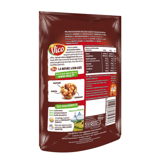 Mélange Noix Nobles  le Sélect Amandes, Noix de Cajou, Noisettes, Noix de Pécan, Noix de Macadamia VICO