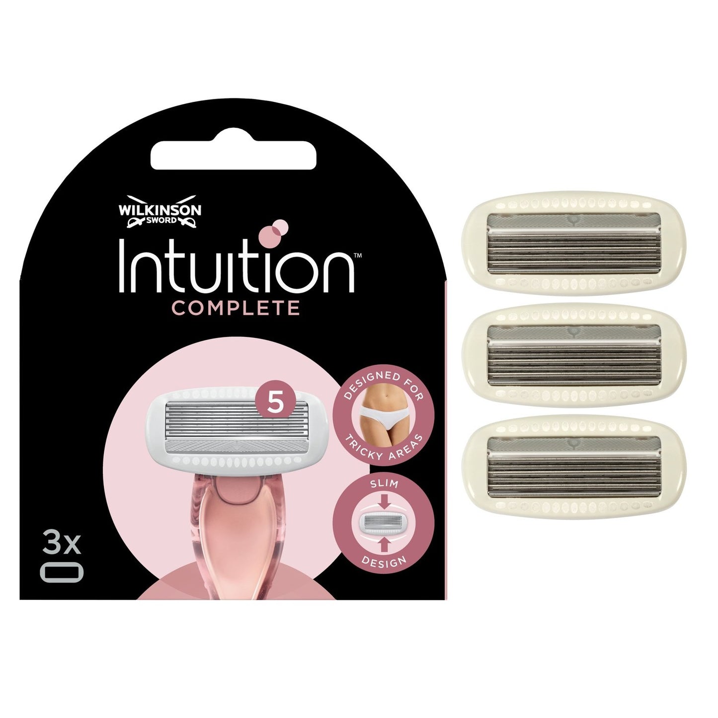 Lames de Rasoir pour Femme Complete Intuition WILKINSON le pack de 3 lames