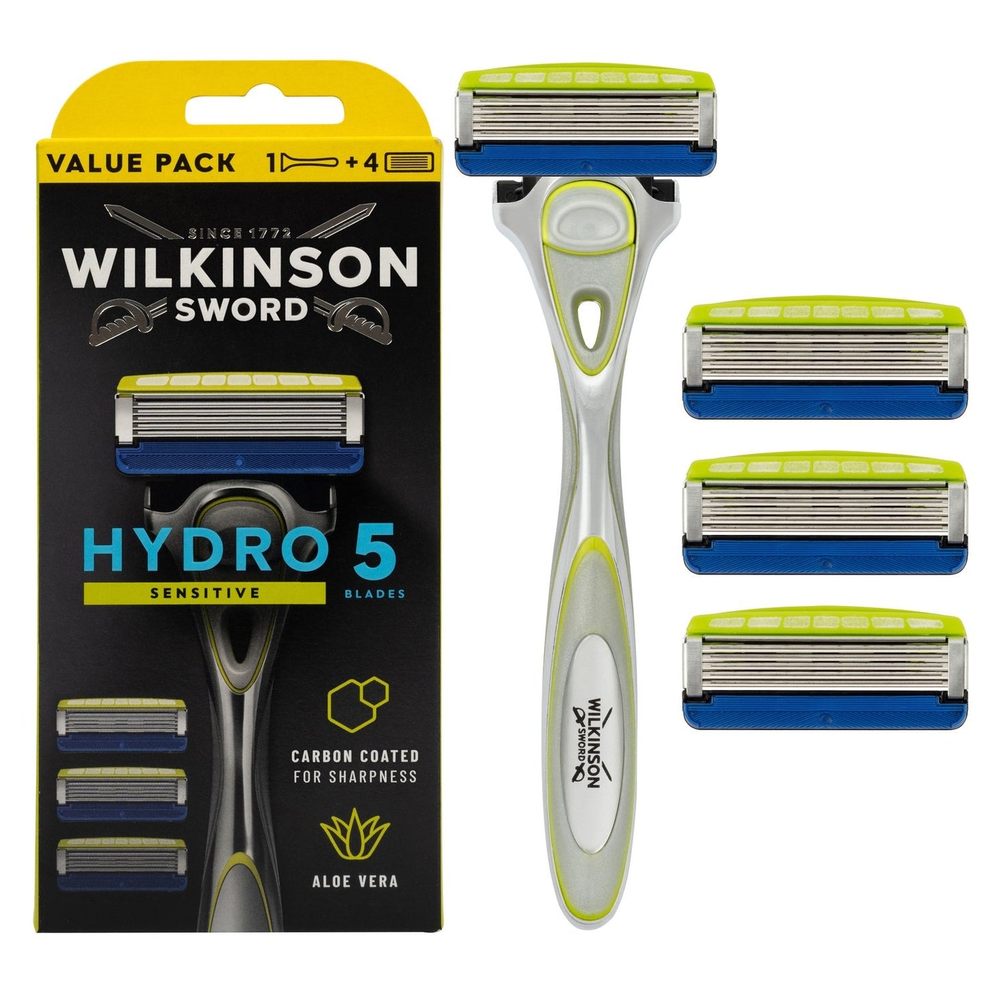 Rasoir Système Homme Peau Sensible Hydro 5 Skin Protection WILKINSON le lot