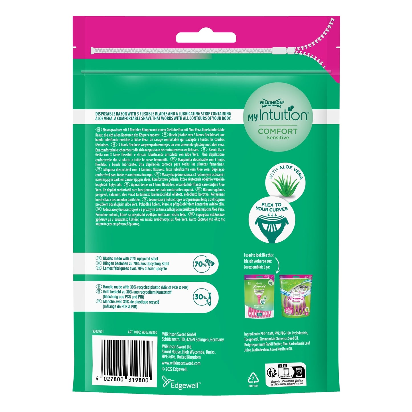 WILKINSON My Intuition Sensitive Comfort Razor