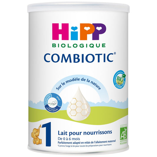 Lait Bébé en Poudre 1er Âge 0-6 Mois Bio COMBIOTIC® HIPP BIOLOGIQUE