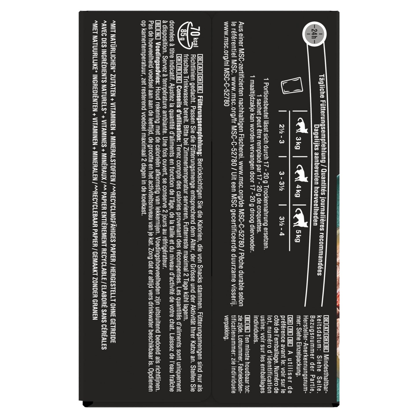 Adult Katzenfutter in Sauce, Natürliche Fischauswahl, SHEBA Collection