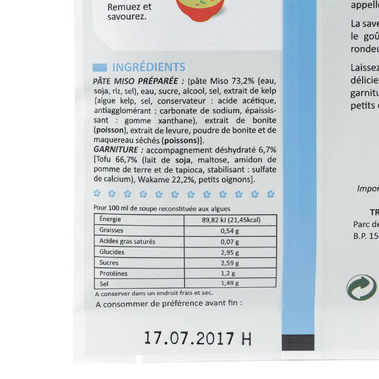Soupe Miso Instantanée au Tofu et aux Algues Wakame HIKARI MISO