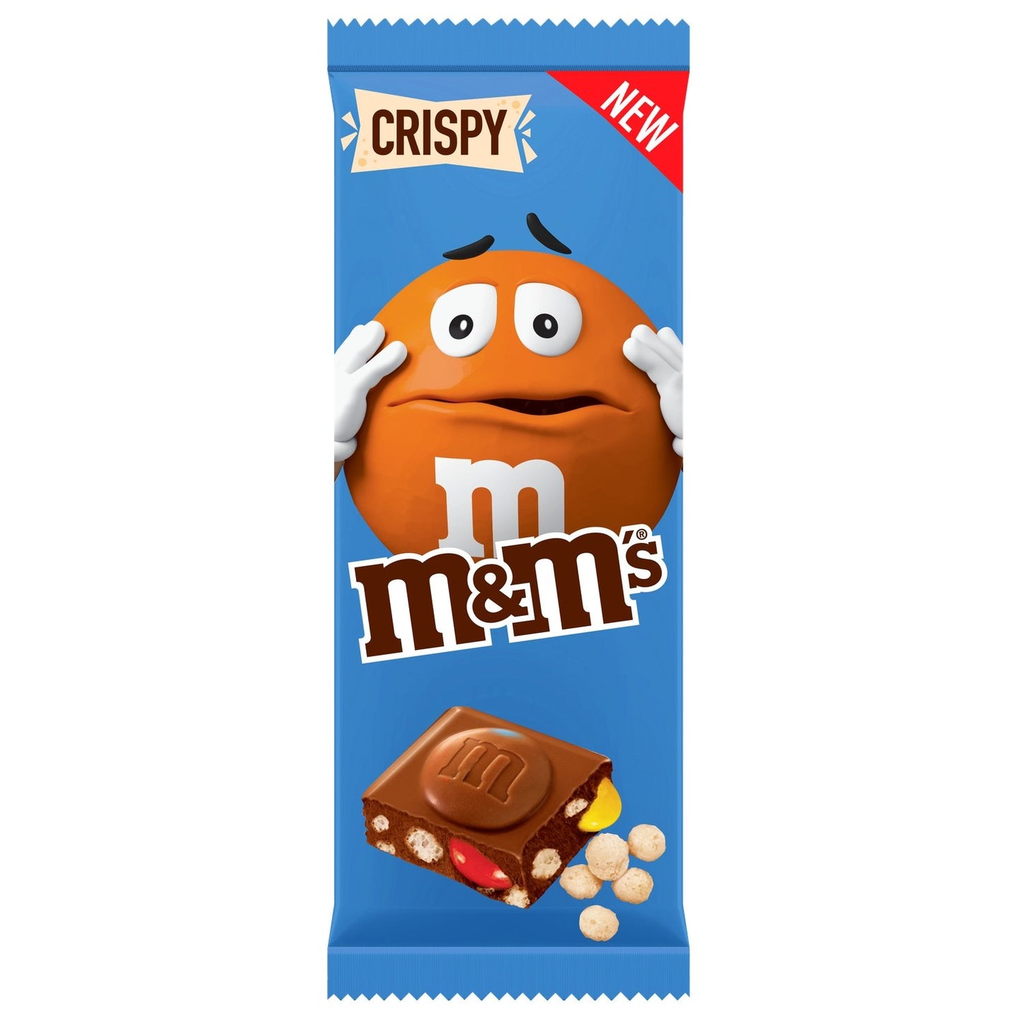 Tablette de Chocolat et Riz Soufflé M&M'S CRISPY