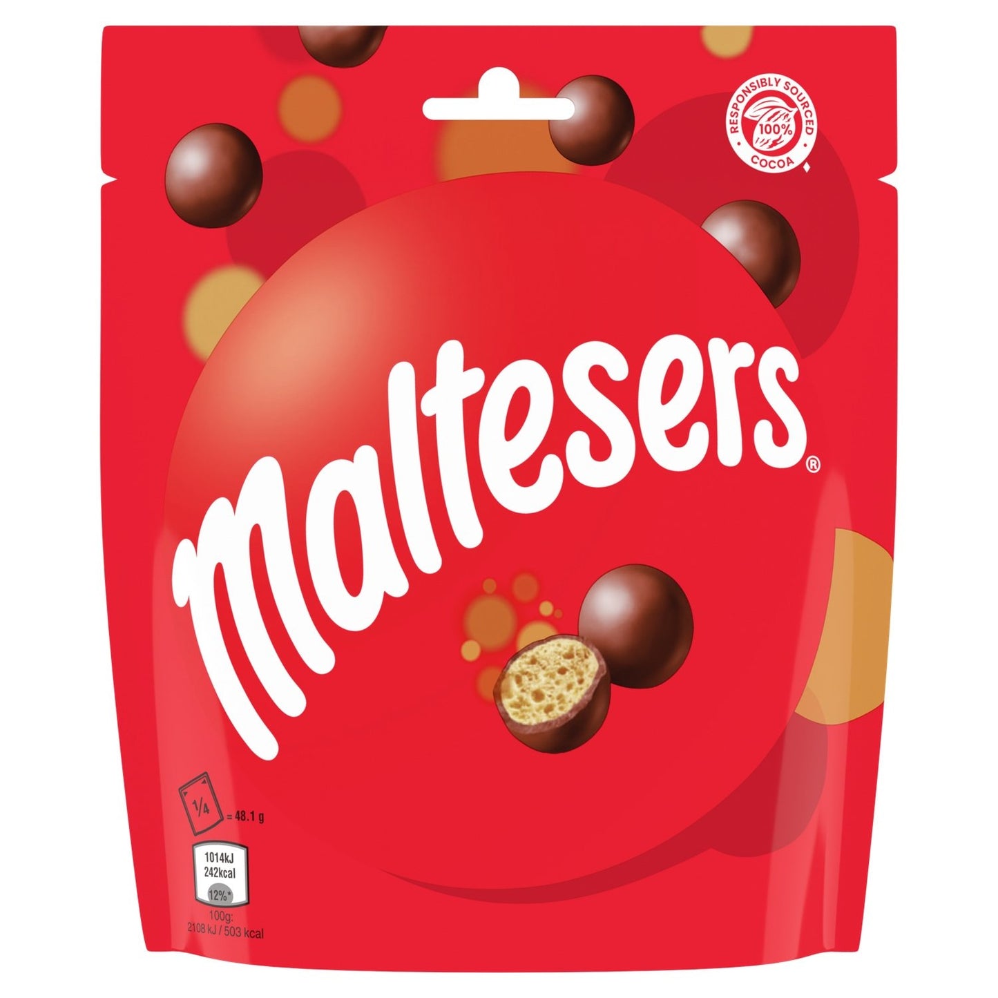 Billes Chocolats Lait Malté MALTESERS le paquet de 192g