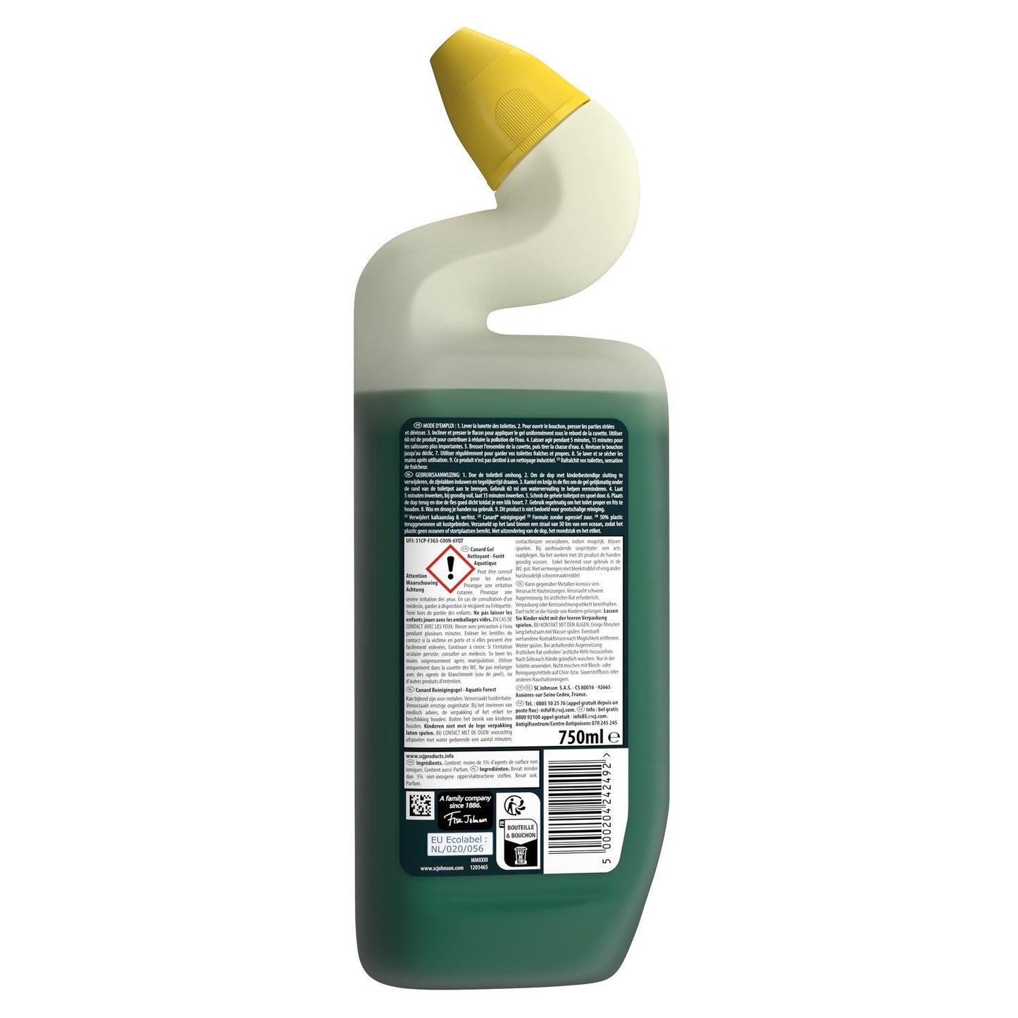 Gel Wc Biodegradable Forêt Aquatique CANARD