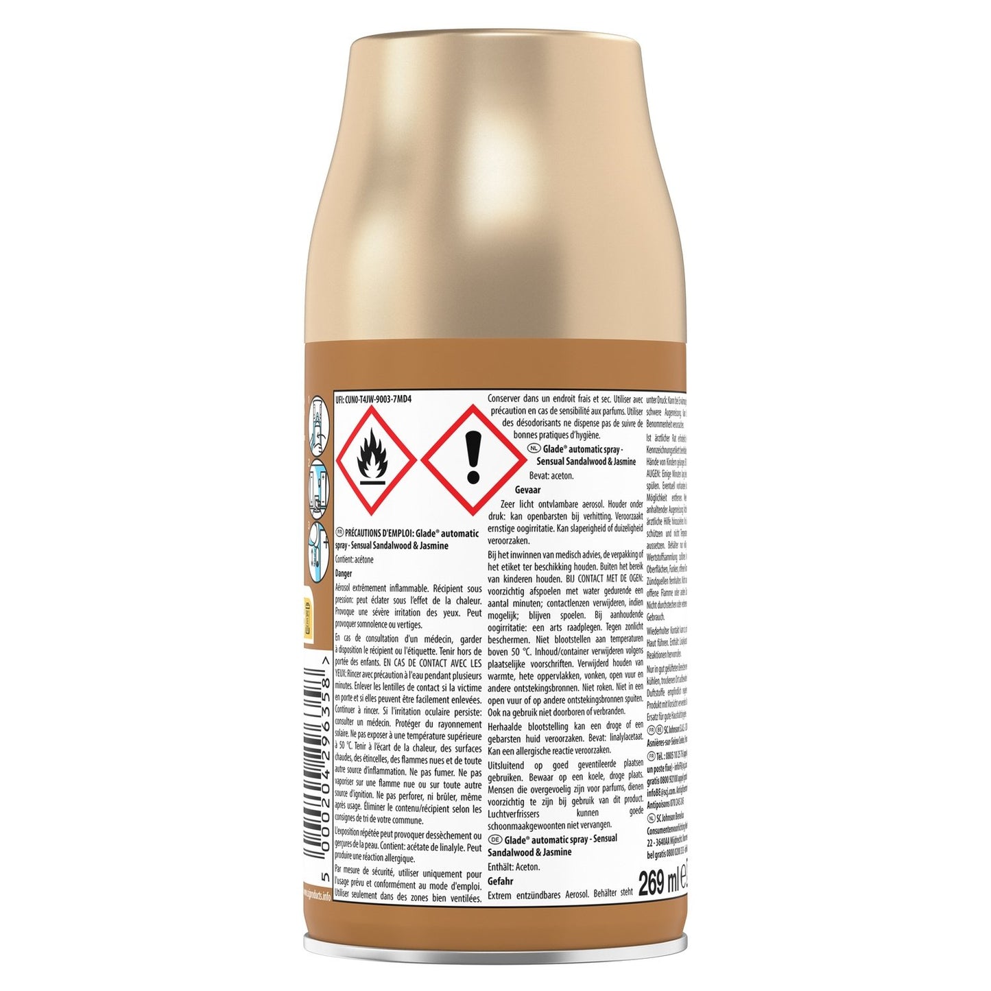 GLADE Sandalwood & Jasmine Auto Refill Air Freshener with Essential Oils