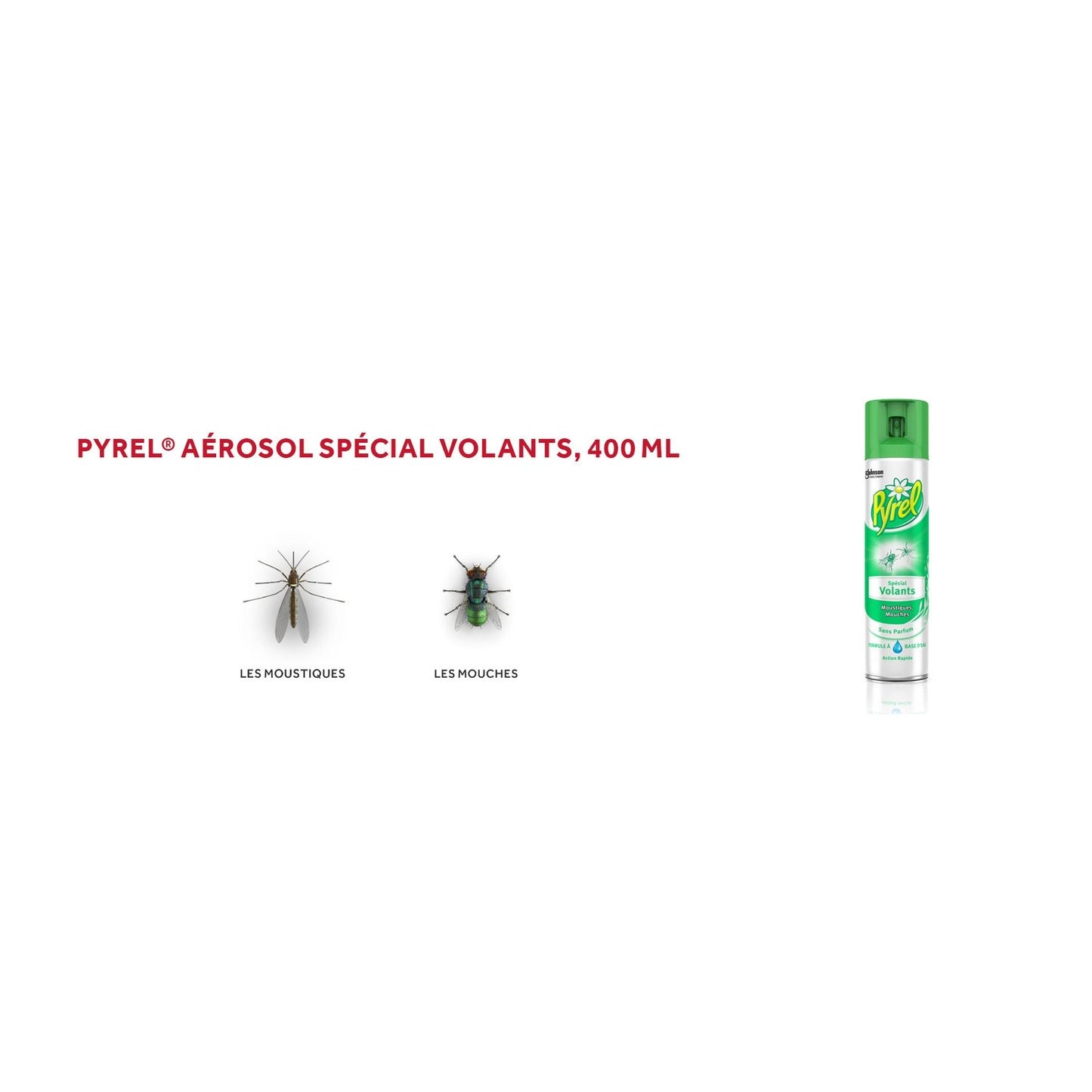 PYREL Fast-Acting Fragrance-Free Flying Insect Repellent