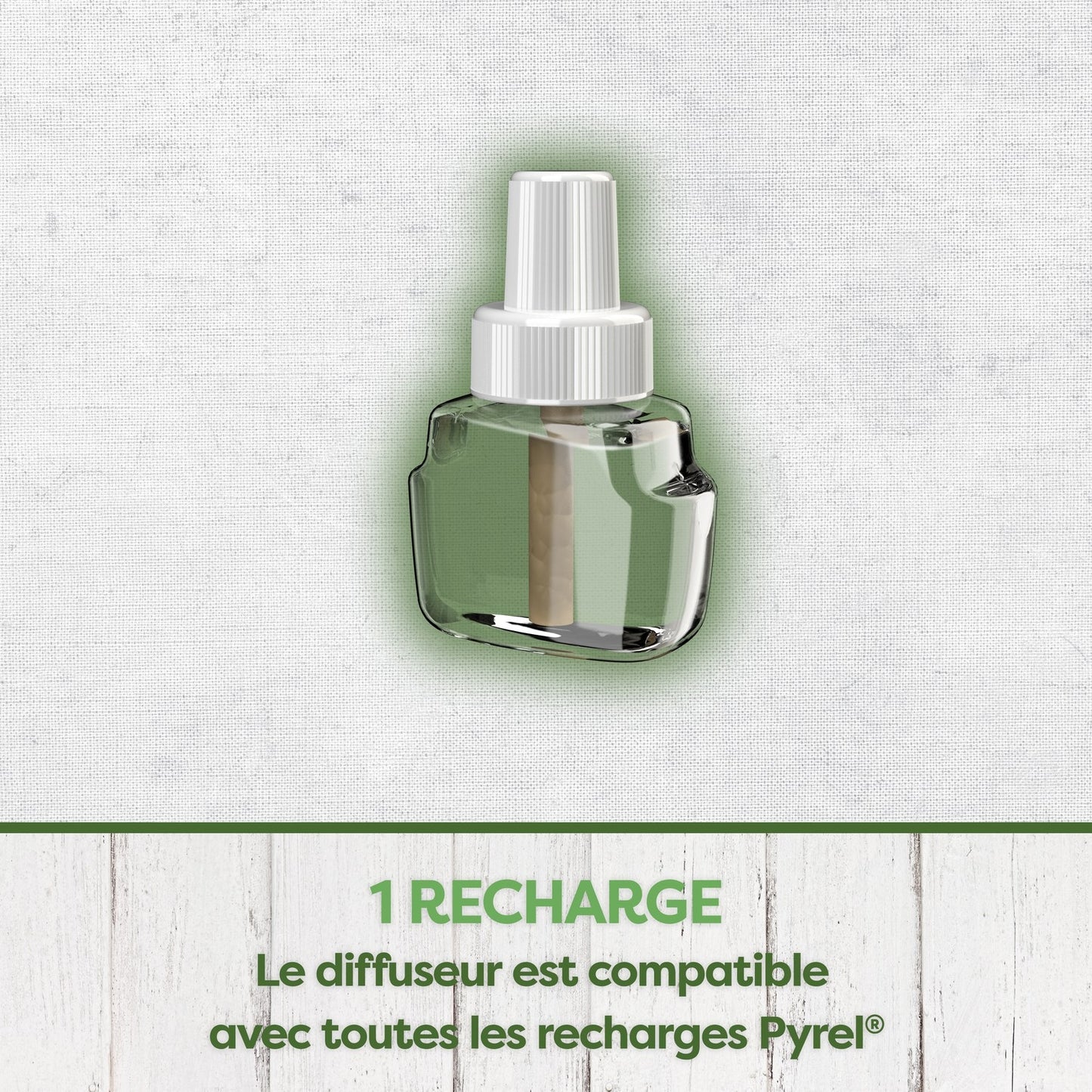 Anti-Moustiques Diffuseur et Recharge Liquide Senteur Agrumes Boisés PYREL