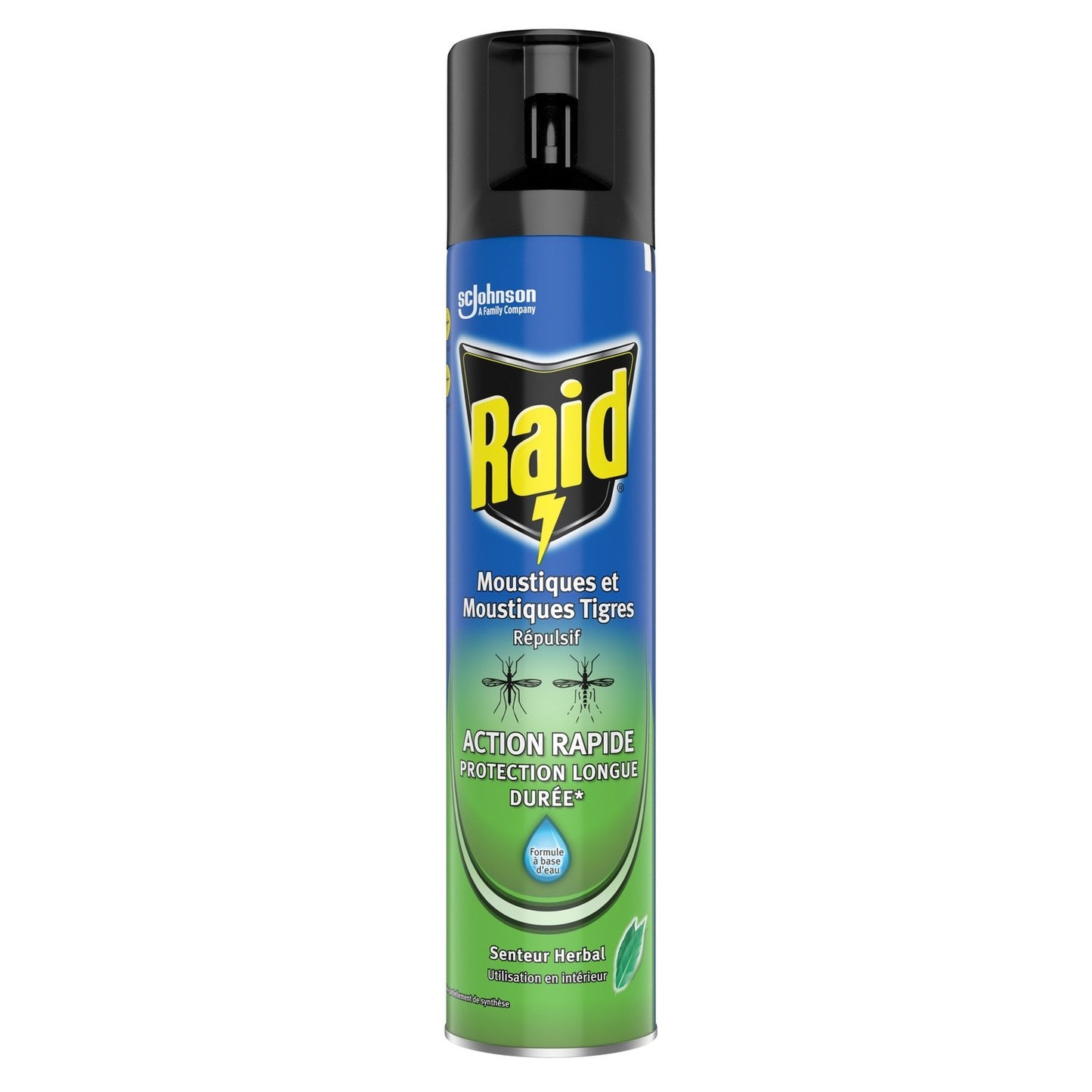 Anti-Moustiques Spray Senteur Herbal RAID le spray de 300mL