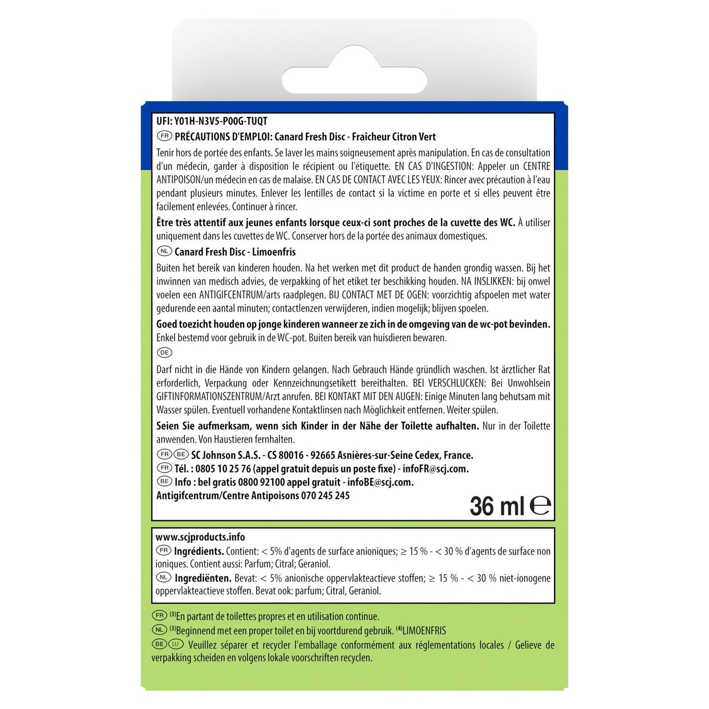 Fresh Disc Toilettenblock Lime DUCK