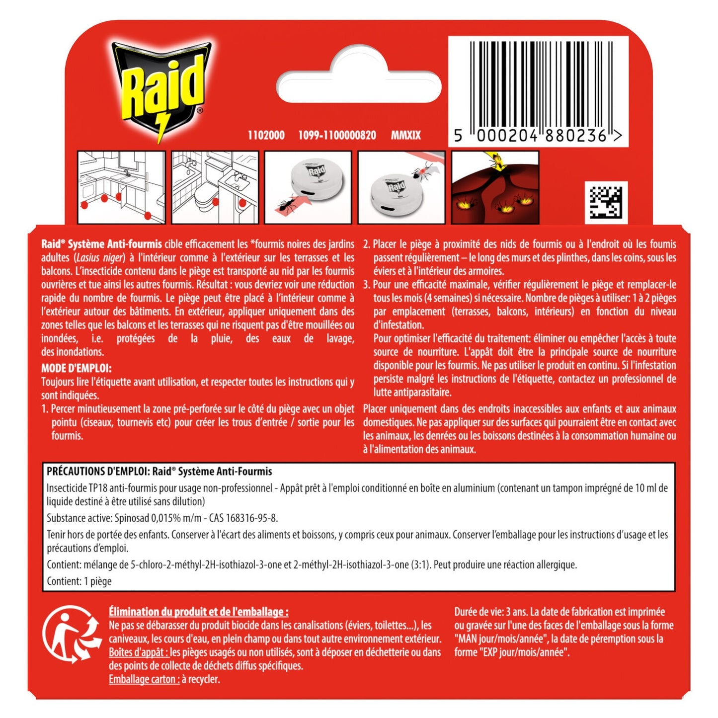 RAID Ant Traps Easy to Use Indoor and Outdoor System