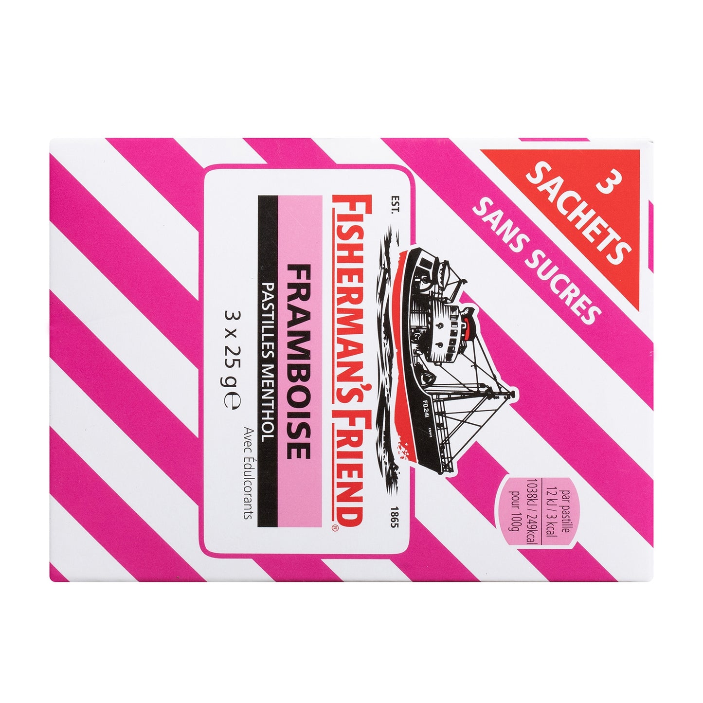 FISHERMAN'S Sugar-Free Raspberry Candies