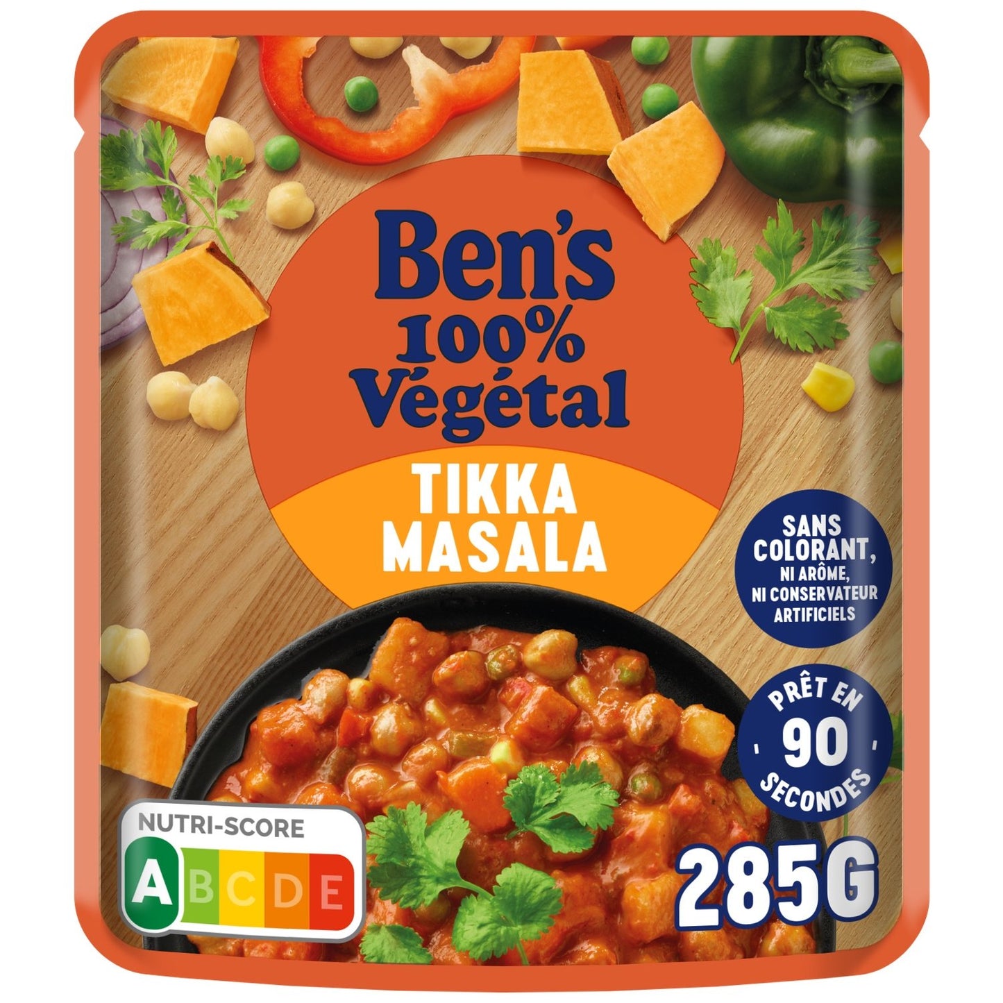 BEN'S ORIGINAL 100% Plant-Based Tikka Masala Ready Meal