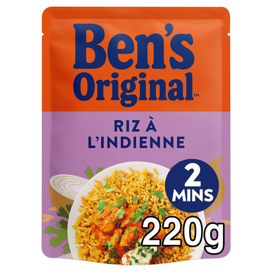Riz Micro-Ondes à l'Indienne 2mn BEN'S ORIGINAL
