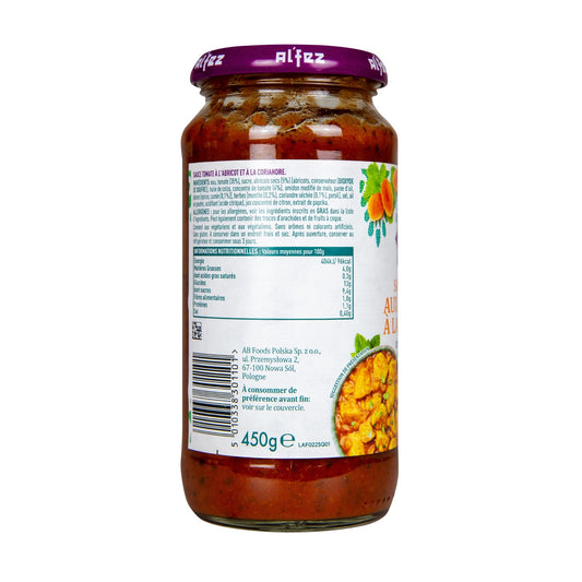 Sauce Tomate aux Abricots et Coriandre ALFEZ