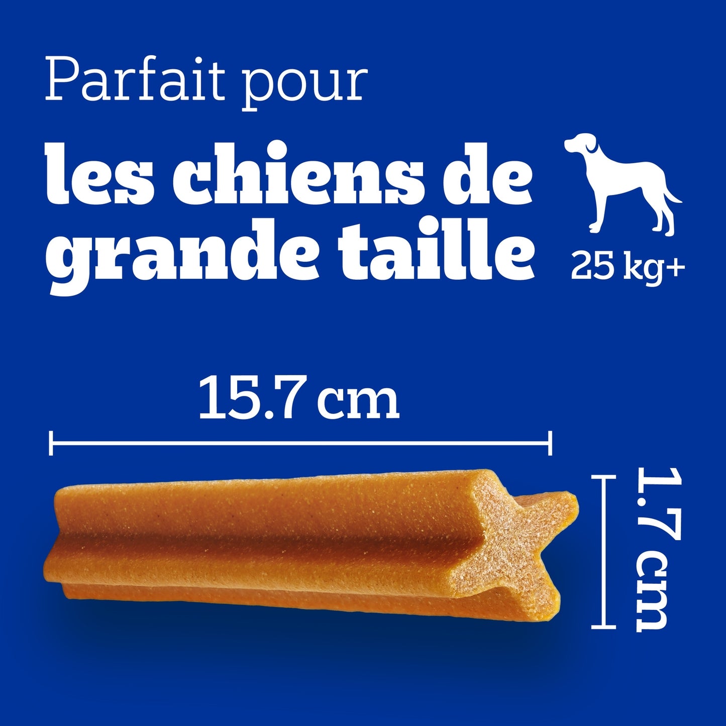 Bâtonnet à Mâcher pour Chien Grand +25kg Hygiène Bucco Dentaire Poulet Dentastix PEDIGREE