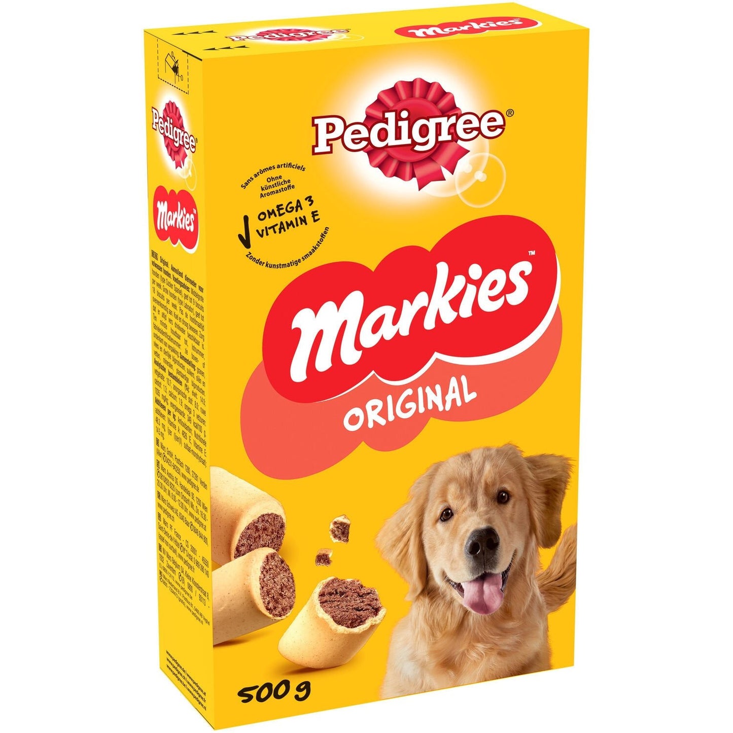 Friandises pour Chien Adulte Fourrés Markies PEDIGREE la boîte de 500g
