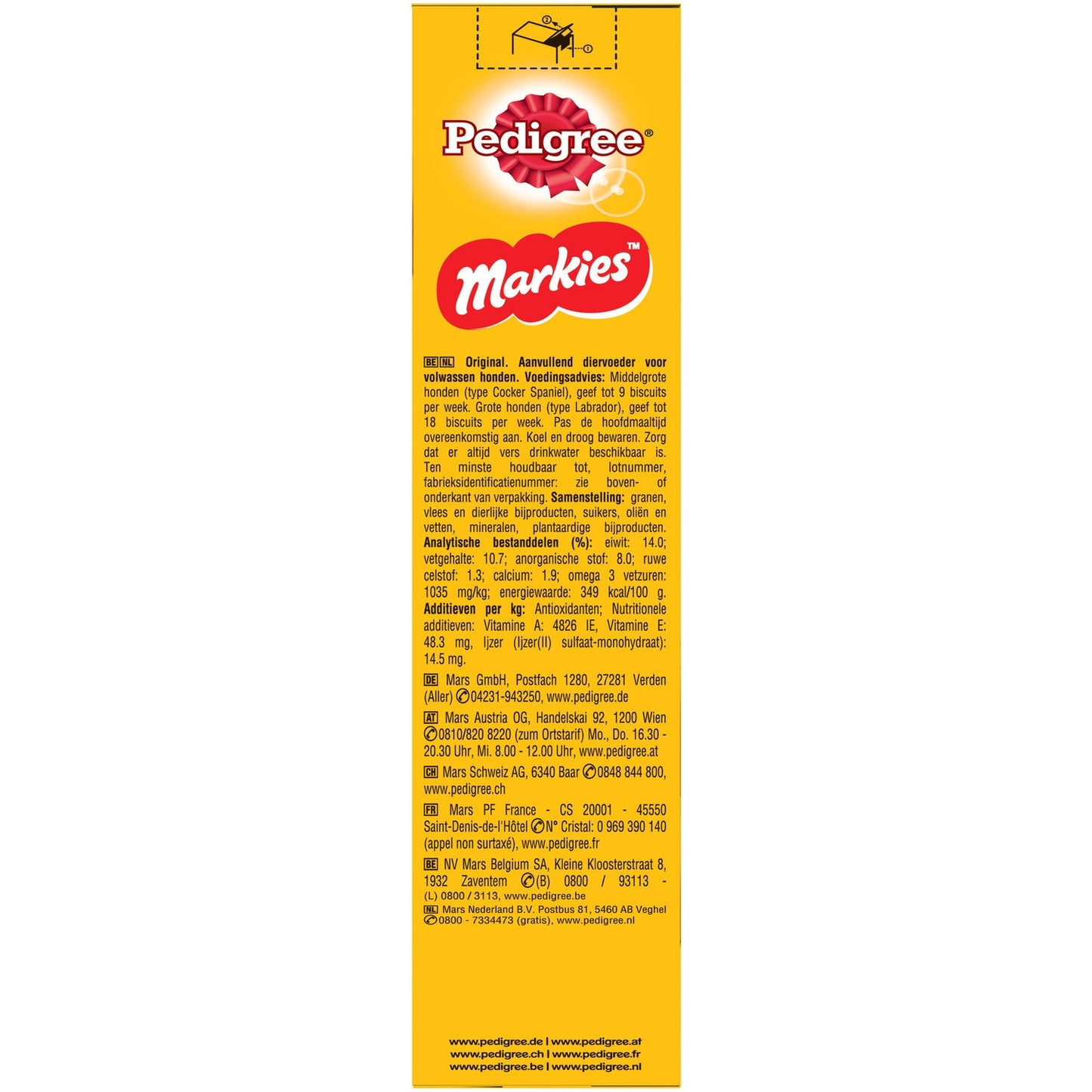 Friandises pour Chien Adulte Fourrés Markies PEDIGREE