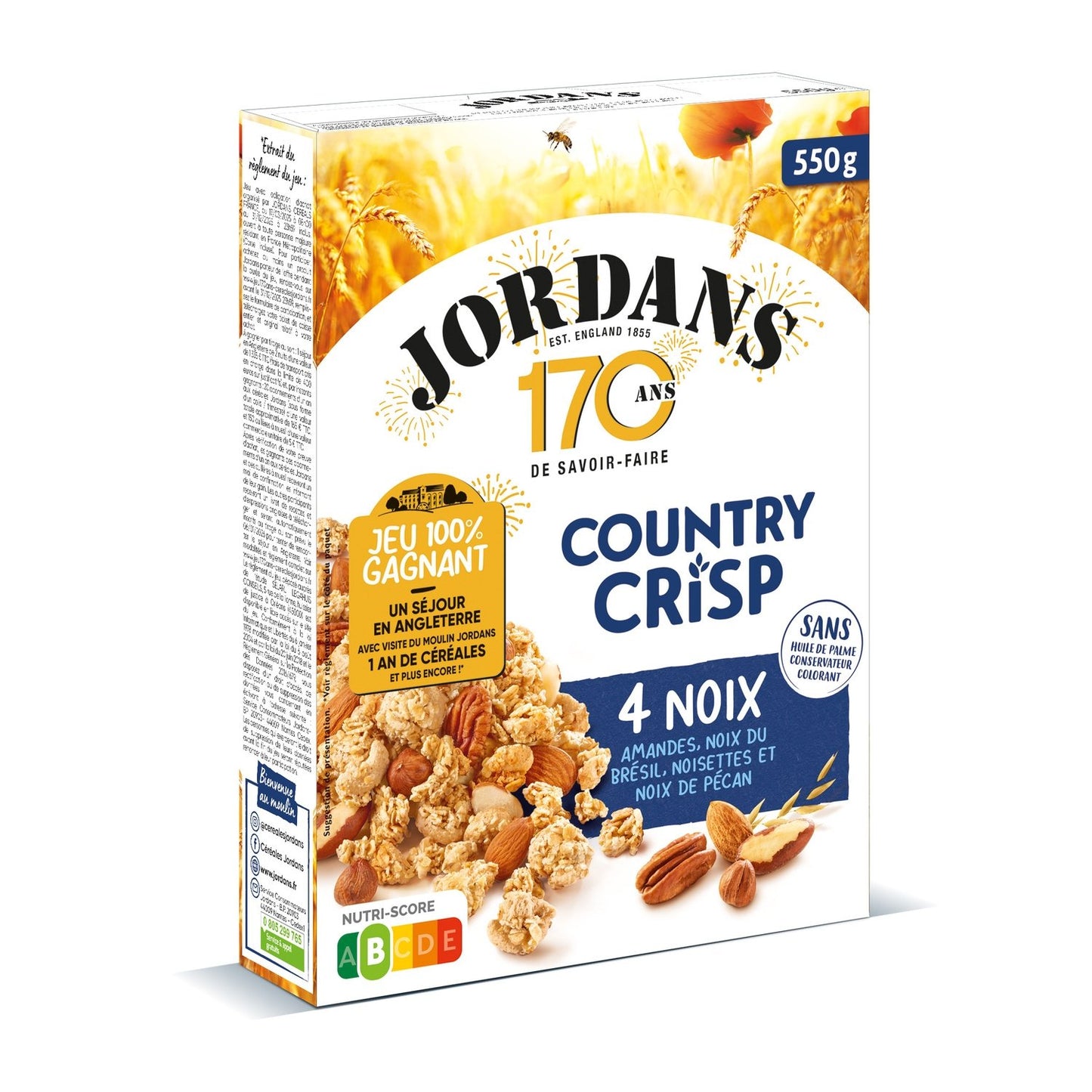 JORDANS Country Crisp Whole Grain & 4 Nuts