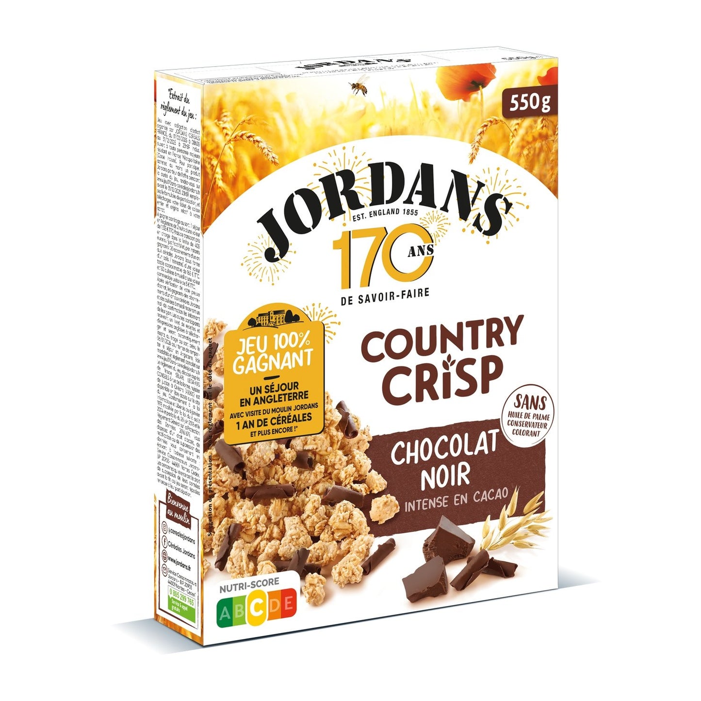 JORDANS Country Crisp Whole Grain & Dark Chocolate