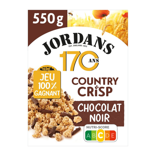 Céréales Complètes & Chocolat Noir Country Crisp JORDANS